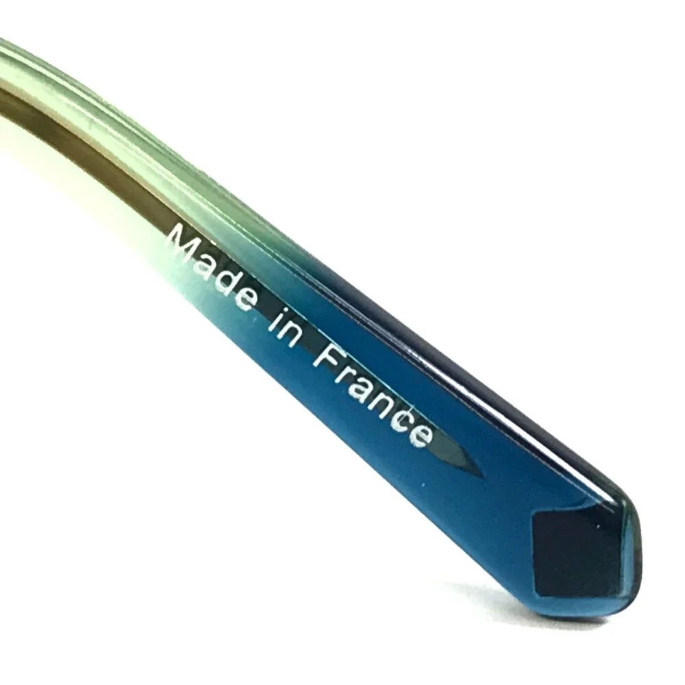 J.F. Rey Petite Eyeglasses Frames PA102 2040 Gradient Blue Green Black 50-18-140